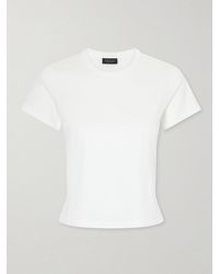 Gucci - Logo-Embroidered Cotton T-Shirt - Lyst