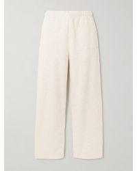Skims - Classic Straight Leg Pants – Oatmeal Heather – Hose Mit Geradem Bein Aus Jersey Aus Einer Baumwollmischung - Lyst