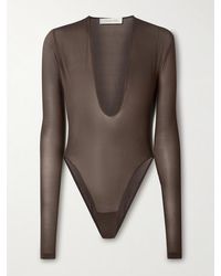 Zimmermann - Dawning Body Aus Stretch-Mesh - Lyst