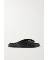 emme parsons leather slides