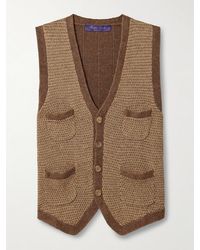 Ralph Lauren - Linen And Silk-Blend Vest - Lyst