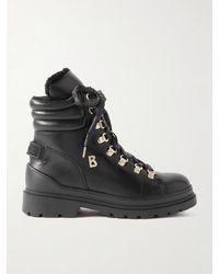 Bogner - St. Moritz 14 Shearling-Lined Leather Ankle Boots - Lyst