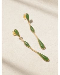 Fernando Jorge - Boucles D'Oreilles En Or 18 Carats (750/1000) Et Jades Fluid - Lyst