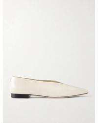 Jimmy Choo - Margot Leather Ballet Flats - Lyst