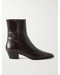 Aeyde - Baba 40 Leather Ankle Boots - Lyst