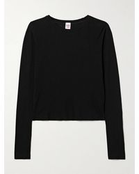 RE/DONE - Hanes 90S Baby Cotton-Jersey T-Shirt - Lyst