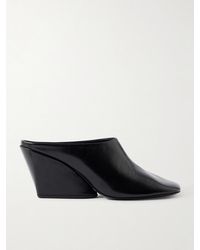 Proenza Schouler - Slant Leather Mules - Lyst