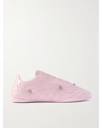 Balenciaga - Baskets En Cuir Froissé À Clous City - Lyst