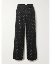 Haikure - Bonnie Embellished High-Rise Straight-Leg Jeans - Lyst