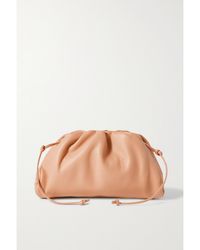 Bottega Veneta - Pouch Small Gathered Leather Clutch - Lyst