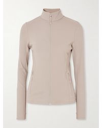 On Shoes - Zendaya Gloria Jacke Aus Stretch-Jersey Mit Cut-Out - Lyst