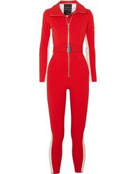 CORDOVA Striped Stretch Ski Suit - Red