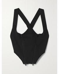Monse - Open-Back Stretch-Jersey Bustier Top - Lyst