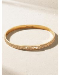 Messika - Move Noa Armreif Aus 18 Karat Mit Diamanten - Lyst