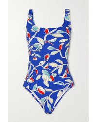 Tory Burch Printed Swimsuit - Blue