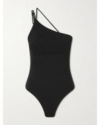 Max Mara - Beachwear One-Shoulder Embellished Swimsuit - Lyst