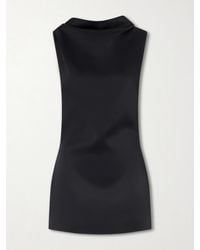 KHAITE - Astor Crepe Mini Dress - Lyst
