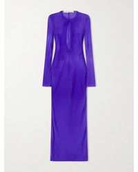 Colleen Allen - Silk-Chiffon Gown - Lyst