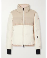 Moncler - Bessin Fringe-Trimmed Paneled Quilted Tech-Poplin Down Ski Jacket - Lyst