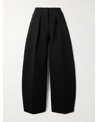 Jacquemus - The Ovalo Pleated Crepe Pants - Lyst