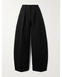 Jacquemus - The Ovalo Hose Aus Crêpe Mit Falten - Lyst