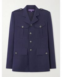 Ralph Lauren - Annabeth Grain De Poudre Wool Jacket - Lyst