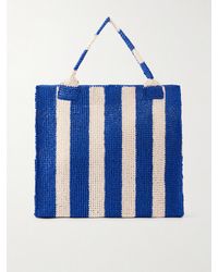 Loeffler Randall - Sol Striped Woven Raffia Tote - Lyst