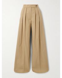 Dries Van Noten - Bundfaltenhose Mit Weitem Bein Aus Baumwoll-Twill - Lyst