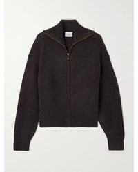 LeKasha - Torsby Ribbed Organic Cashmere Cardigan - Lyst
