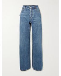Bottega Veneta - High-Rise Straight-Leg Jeans - Lyst