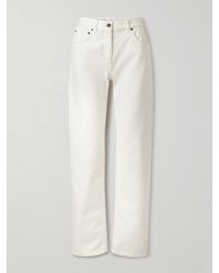 The Row - Burty Tief Sitzende Jeans Mit Geradem Bein - Lyst