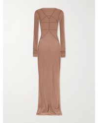 Rick Owens - Temple Stretch-Mesh Gown - Lyst