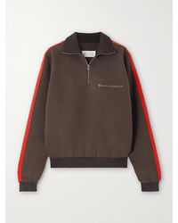 Maison Margiela - Sweatshirt Aus Jersey Aus Einer Baumwollmischung Mit Stehkragen - Lyst