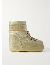 Moon Boot - Icon Low Glitter Coated-Shell Snow Boots - Lyst