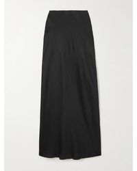 Theory - Linen-Blend Twill Maxi Skirt - Lyst