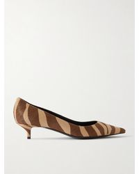 Jimmy Choo - Amelia 30 Zebra-Print Calf Hair Pumps - Lyst