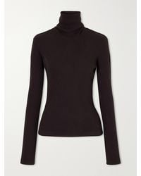 Citizens of Humanity - Caradene Ribbed Stretch Organic Cotton And Lyocell-Blend Jersey Top - Lyst