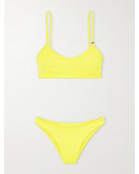 The Attico - Logo-Embellished Triangle Bikini - Lyst