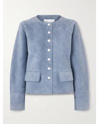 Proenza Schouler - Robin Paneled Suede Jacket - Lyst
