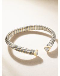 Marina B - Trisola 18-Karat, Titanium And Diamond Necklace - Lyst