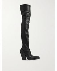 Paris Texas - Vegas Faux Stretch-Leather Over-The-Knee Boots - Lyst