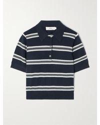 arch4 - Octavia Striped Cashmere Polo Shirt - Lyst