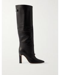 Jennifer Chamandi - Eddie Leather Knee Boots - Lyst