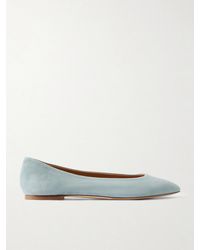 Aeyde - Ellie Suede Ballet Flats - Lyst