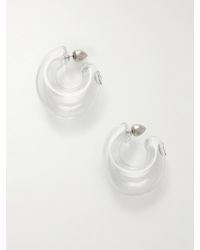 Alaïa - Glass Hoop Earrings - Lyst