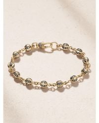 Lucy Delius - 14-Karat Rhodium-Plated Diamond Bracelet - Lyst