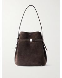 TOTEME - Tote Aus Veloursleder Mit Riemen - Lyst