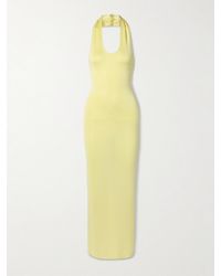 KHAITE - Coraline Jersey Halterneck Maxi Dress - Lyst