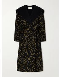 Ulla Johnson - Rory Double-Breasted Belted Jacquard-Knit Wool And Cashmere-Blend Coat - Lyst