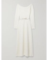 Gabriela Hearst - Net Sustain Gertrude Belted Organic Cashmere And Silk-Blend Bouclé Maxi Dress - Lyst